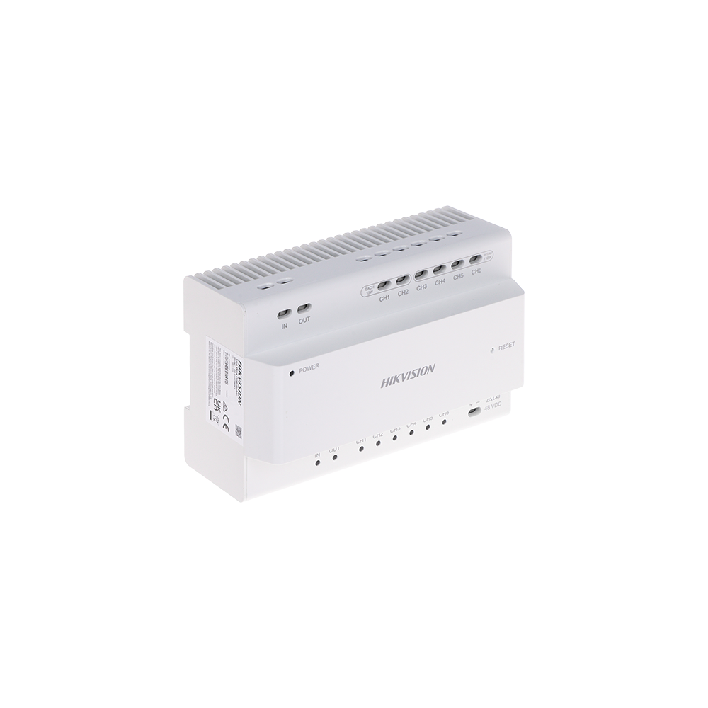 Distribuitor Video/Audio, 2 fire pentru 6 posturi interior/exterior  - HIKVISION DS-KAD7060EY - 1