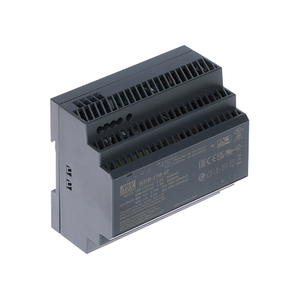 Sursa alimentare 48V DC, 3.2A, 150W, montaj sina DIN - HIKVISION DS-KAW150-4N - 1