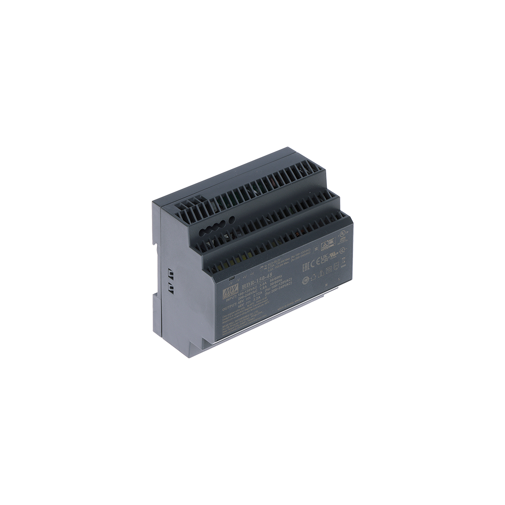 Sursa alimentare 48V DC, 3.2A, 150W, montaj sina DIN - HIKVISION DS-KAW150-4N - 1