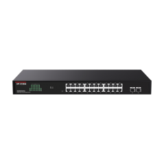 Switch 24 porturi RJ45 Gigabit, 2 porturi SFP Gigabit, Cloud Management - IP-COM G2226F   - 1