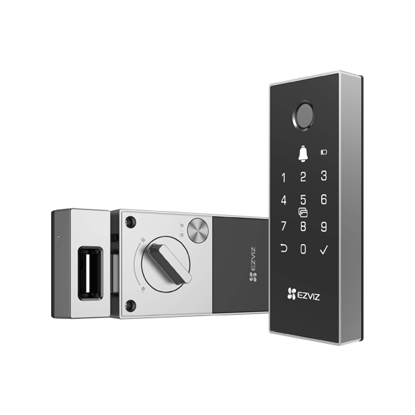 Yala inteligenta, Wi-Fi, multiple metode de deblocare, sonerie incorporata, alarma anti-furt - EZVIZ - 1