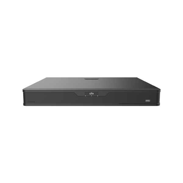  NVR 4K, 32 canale, max. 12MP, 1U - UNV NVR302-32B-IQ - 1