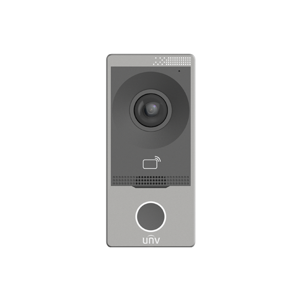 Post exterior videointerfon TCP/IP, IR, Wi-Fi - UNV OEU-201B-HMK-W - 1