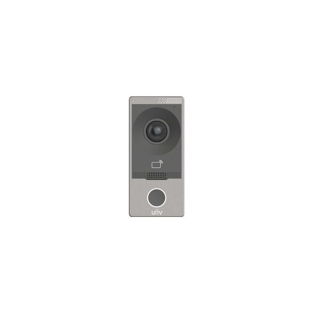 Post exterior videointerfon TCP/IP, IR, Wi-Fi - UNV OEU-201B-HMK-W - 1