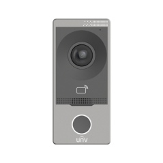 Post exterior videointerfon TCP/IP, IR, Wi-Fi - UNV OEU-201B-HMK-W - 1