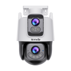 Camera PT Wi-Fi, rezolutie 3+3MP, Dual-Lens, Audio bidirectional, IR/WL 30m, Alarma, IP65 - TENDA TN - 1