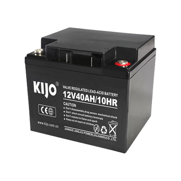 Acumulator Pb-acid AGM Deep Cycle, 12V, 40Ah, conector M6 - KIJO JM12-40 - 1