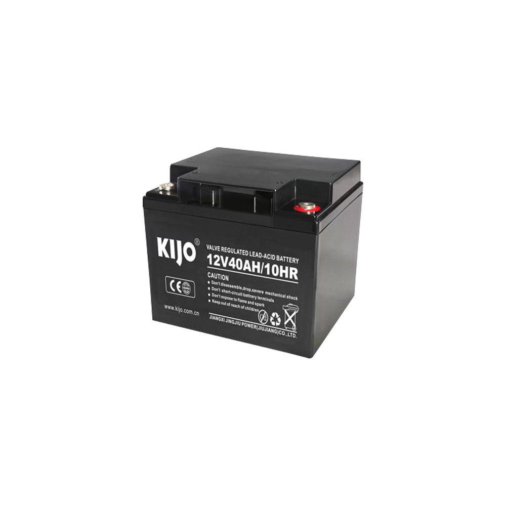 Acumulator Pb-acid AGM Deep Cycle, 12V, 40Ah, conector M6 - KIJO JM12-40 - 1
