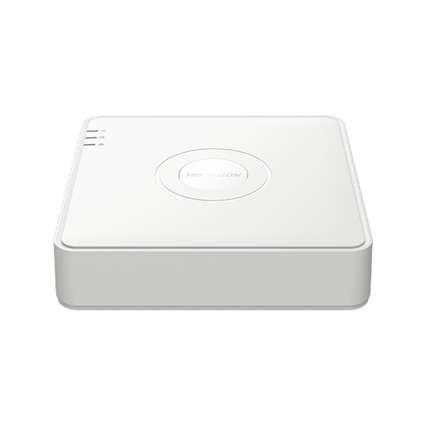 Deep Learning - DVR 4 ch. video 2MP lite + 1 ch. IP max. 2MP, AUDIO 'over coaxial', 1U - HIKVISION D - 1
