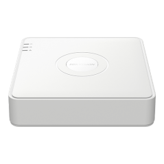 Deep Learning - DVR 4 ch. video 2MP lite + 1 ch. IP max. 2MP, AUDIO 'over coaxial', 1U - HIKVISION D - 1