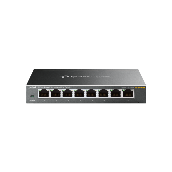 Switch Easy Smart, 8 porturi RJ45 Gigabit, Managed - TP-Link TL-SG108E - 1