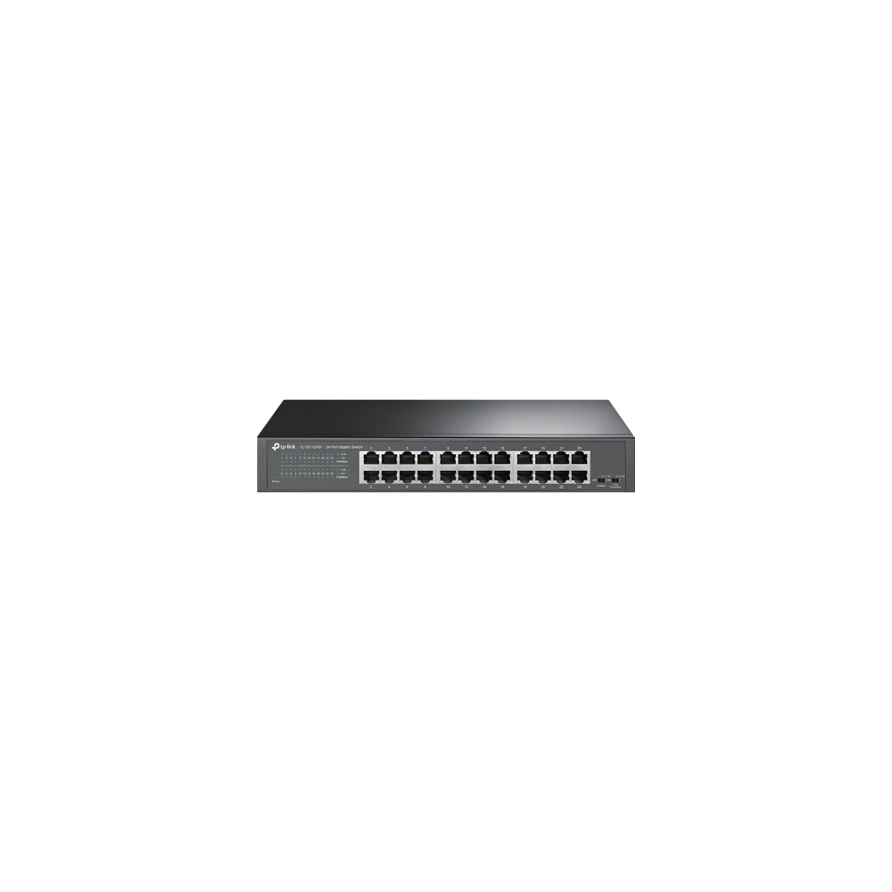 Switch 24 porturi RJ45 Gigabit, Unmanaged, 1U - TP-Link TL-SG1024D - 1