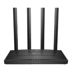 Router wireless TP-LINK Archer C6 Dual-Band WiFi 5 Gigabit cu Tehnologie OneMeshâ¢ ArcherC6 - 1