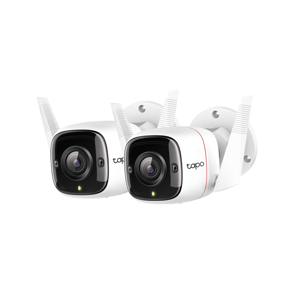 Pachet 2 Camere IP Wi-Fi, 2K, Audio bidirectional, IR 30M - TP-Link Tapo TapoC310P2 - 1