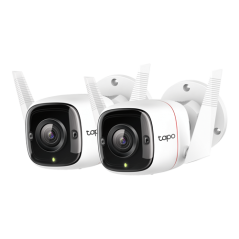 Pachet 2 Camere IP Wi-Fi, 2K, Audio bidirectional, IR 30M - TP-Link Tapo TapoC310P2 - 1