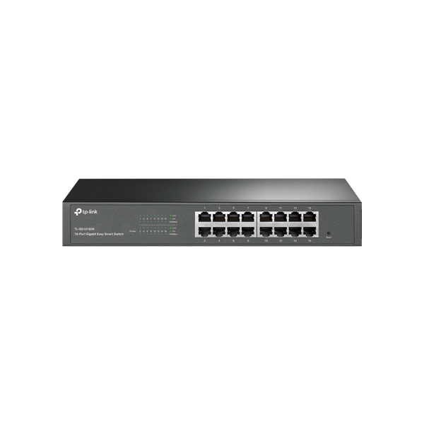 Switch 16 porturi RJ45 Gigabit, Easy Managed, 1U - TP-Link TL-SG1016DE - 1
