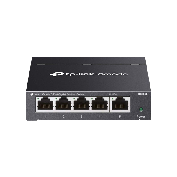 Switch 5 porturi RJ45 Gigabit, Unmanaged - TP-Link Omada DS105G - 1