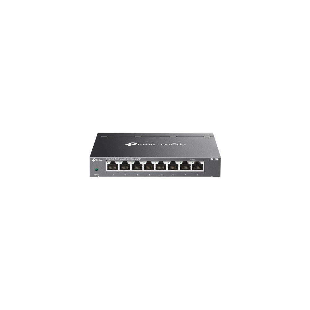 Switch 8 porturi RJ45 Gigabit, Unmanaged - TP-Link Omada DS108G - 1