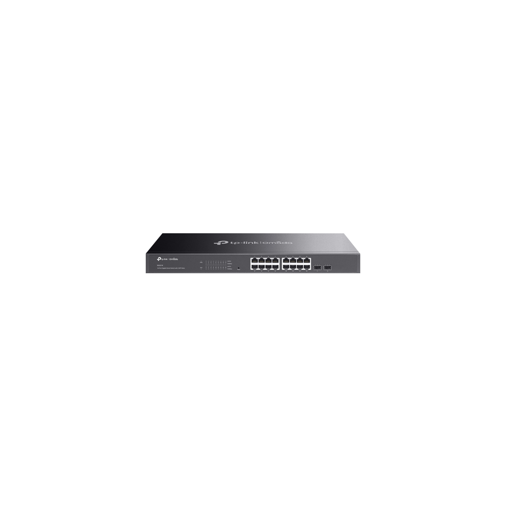 Switch 16 porturi RJ45 Gigabit, 2 x SFP Gigabit, L2 Management, 1U - TP-Link Omada SG2218 - 1