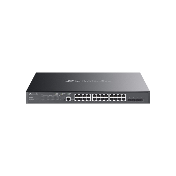 Switch 24 porturi PoE RJ45 Gigabit, 4 x SFP Gigabit, L2 Management, 1U - TP-Link Omada SG3428MP - 1