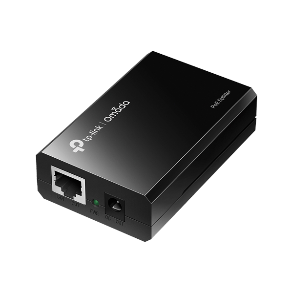 Splitter PoE,  2 x RJ45 Gigabit, 1 x DC Out, max. 12W - TP-Link Omada POE10R - 1