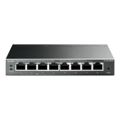  Switch Easy Smart, 4 porturi PoE RJ45 Gigabit, 4 porturi RJ45 Gigabit, Managed - TP-Link TL-SG108PE - 1