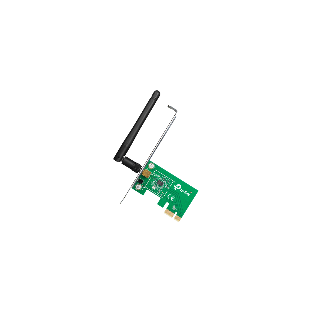 Placa de retea Wi-Fi 4, 2.4 Ghz, 150Mbps, 2dBi, PCI Express - TP-LINK TL-WN781ND - 1