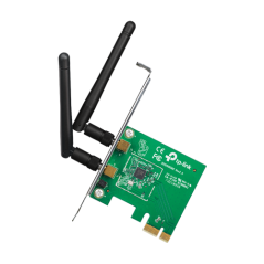 Placa de retea Wi-Fi 4, 2.4 Ghz, 300Mbps, 2dBi, PCI Express - TP-LINK TL-WN881ND - 1