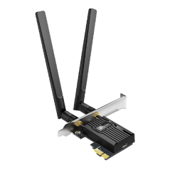 Placa de retea PCIe TP-Link Archer TX55E, AX3000, Dual-Band, Wi-Fi 6, Bluetooth 5.2 - TP-LINK Archer - 1