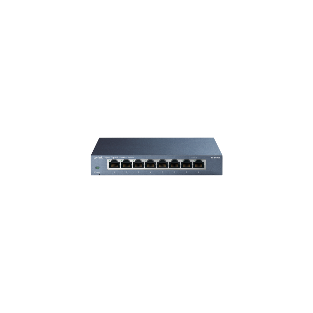 Switch TL-SG108, 8 porturi RJ45 Gigabit, Unmanaged - TP-Link TL-SG108 - 1