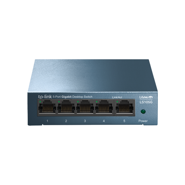 Switch LiteWave LS105G, 5 porturi RJ45 Gigabit, Unmanaged - TP-Link LS105G - 1