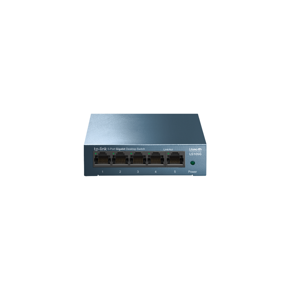 Switch LiteWave LS105G, 5 porturi RJ45 Gigabit, Unmanaged - TP-Link LS105G - 1