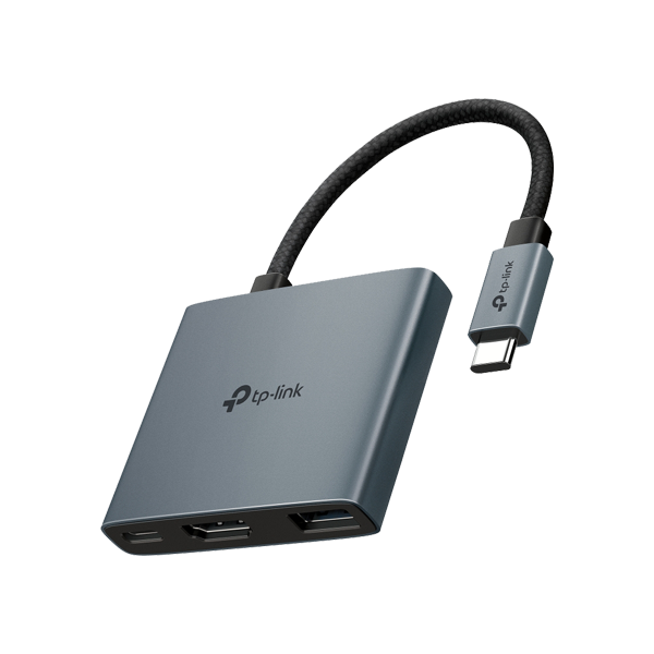 Hub USB-C 3-in-1, 1 x USB-C PD 100W, 1 x USB-A 5Gbps, 1 x HDMI 4K@60Hz - TP-Link UH3020C - 1
