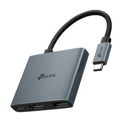 Hub USB-C 3-in-1, 1 x USB-C PD 100W, 1 x USB-A 5Gbps, 1 x HDMI 4K@60Hz - TP-Link UH3020C - 1