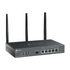 Router VPN, Wi-Fi 6, AX3000, 1 x SFP Gigabit, 5 x RJ45 Gigabit, 1 x USB - TP-Link Omada ER706W - 1
