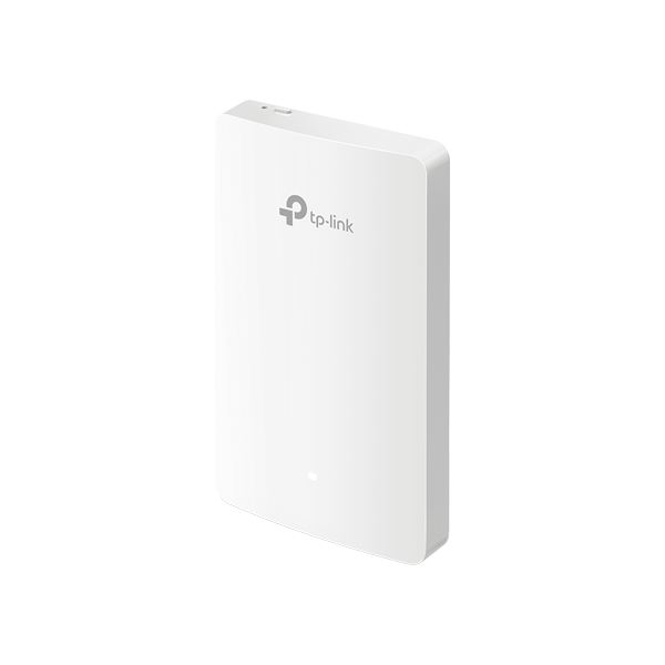 Access Point Wi-Fi 6, AX1800 Dual-Band, 3/4 dBi, 4 x RJ45 Gigabit, PoE - TP-Link Omada EAP615-wall - 1