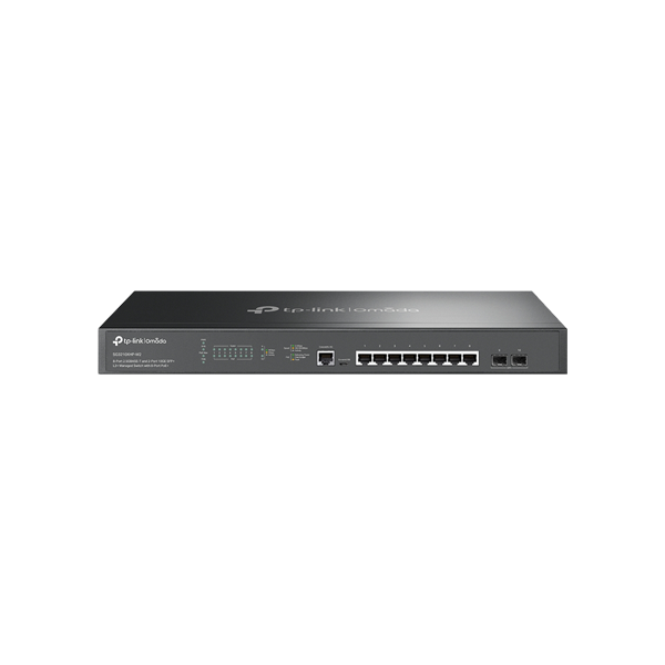 Switch 8 porturi PoE RJ45 2.5G, 2 x SFP+ 10G, L2 Management, 1U - TP-Link Omada SG3210XHP-M2 - 1
