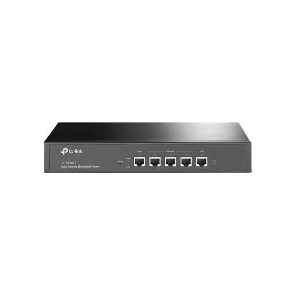 Router 5 porturi RJ45 Gigabit, Load Balancing, 1U - TP-Link Omada TL-R480T+ - 1