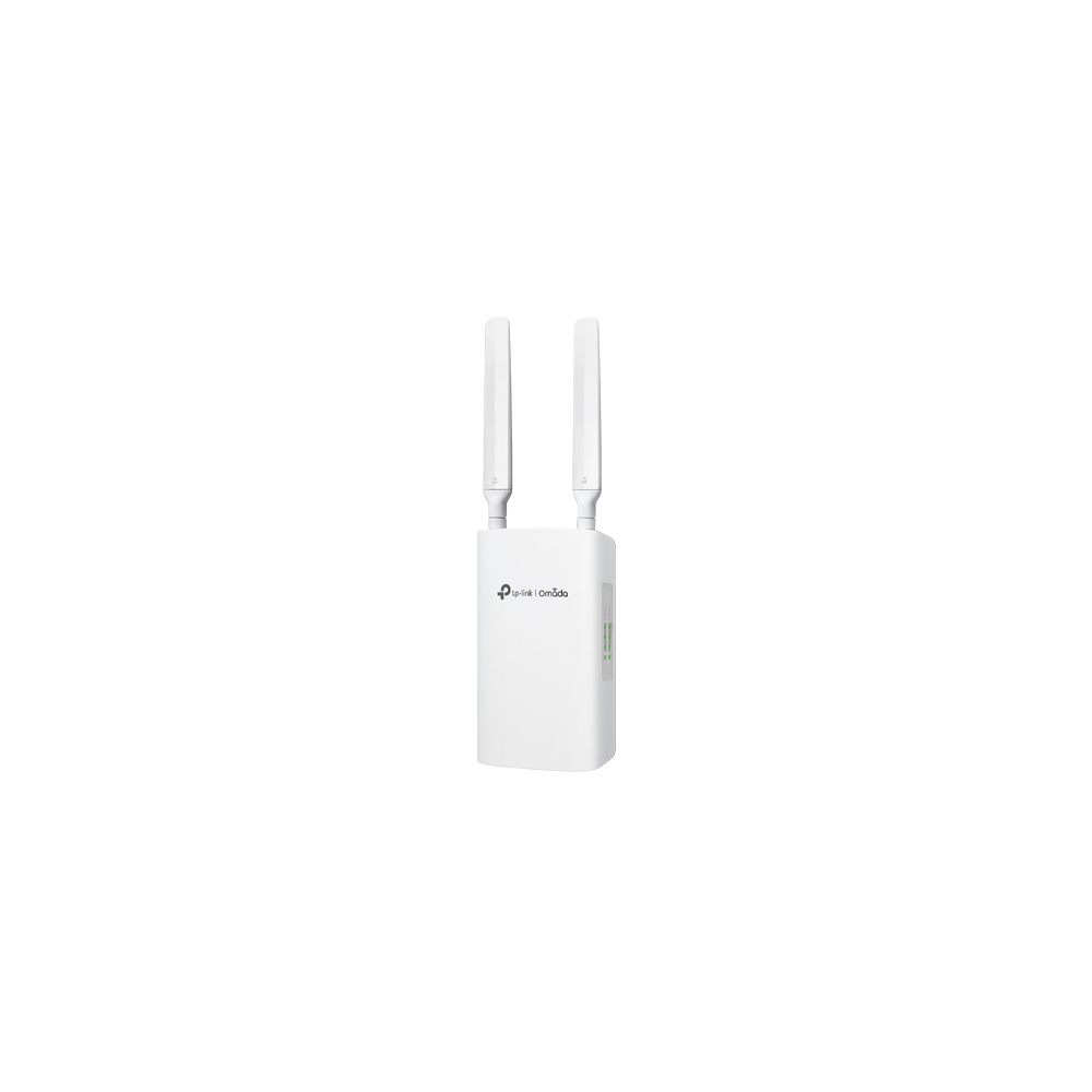 Router exterior 4G+, Wi-Fi 6, AX3000, Nano SIM, 3 x RJ45 Gigabit, PoE In/Out, IP55 - TP-Link Omada E - 1