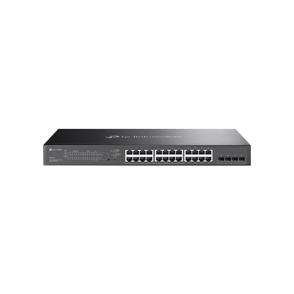 Switch 16 porturi PoE RJ45 1G, 4 x SFP 1G, 8 x RJ45 1G, L2 Management, 1U - TP-Link Omada SG2428LP - 1