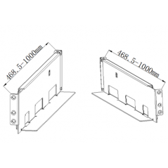 Glisiera pentru rack UPS din seria R - HIKVISION Glisiera-UPS-R - 1