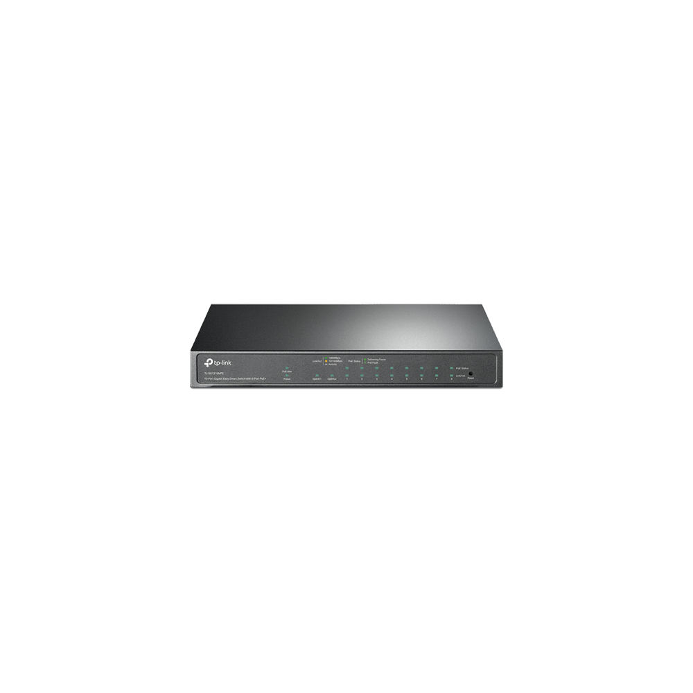 Switch 8 porturi PoE+ Gigabit, 1 x RJ45 Gigabit, 1 x Combo SFP/RJ45 Gigabit, Managed - TP-Link TL-SG - 1