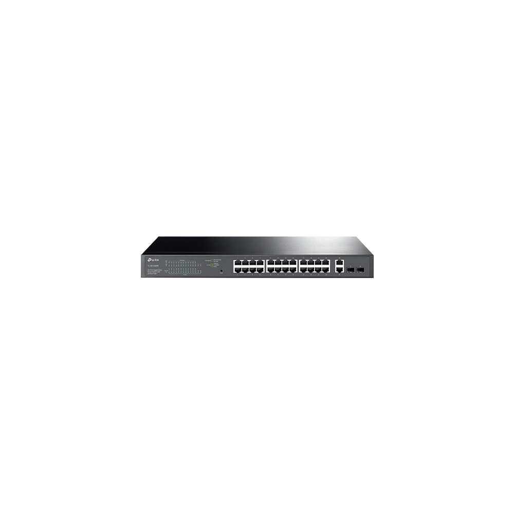 Switch 24 porturi PoE+ Gigabit, 2 porturi RJ45 Gigabit, 2 x SFP Gigabit, Managed - TP-Link TL-SG1428 - 1