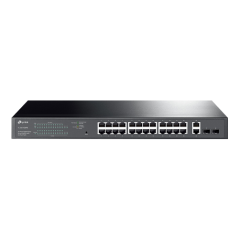Switch 24 porturi PoE+ Gigabit, 2 porturi RJ45 Gigabit, 2 x SFP Gigabit, Managed - TP-Link TL-SG1428 - 1
