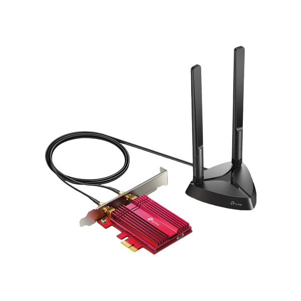 Adaptor PCI-E Bluetooth 5.2, Wi-Fi 6, AX3000 Dual-Band, 2 x Antene High-Gain - TP-Link ArcherTX3000E - 1