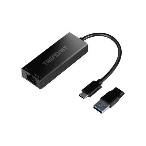 Adaptor USB-C 3.1 la RJ45 2.5G, adaptor USB-A - TRENDnet TUC-ET2G - 1