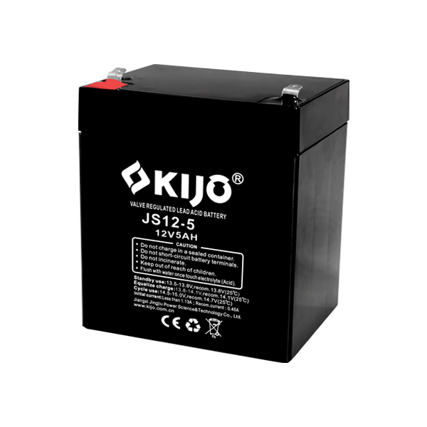 Acumulator AGM 12V, 5Ah, F1 - KIJO JS12-5 - 1