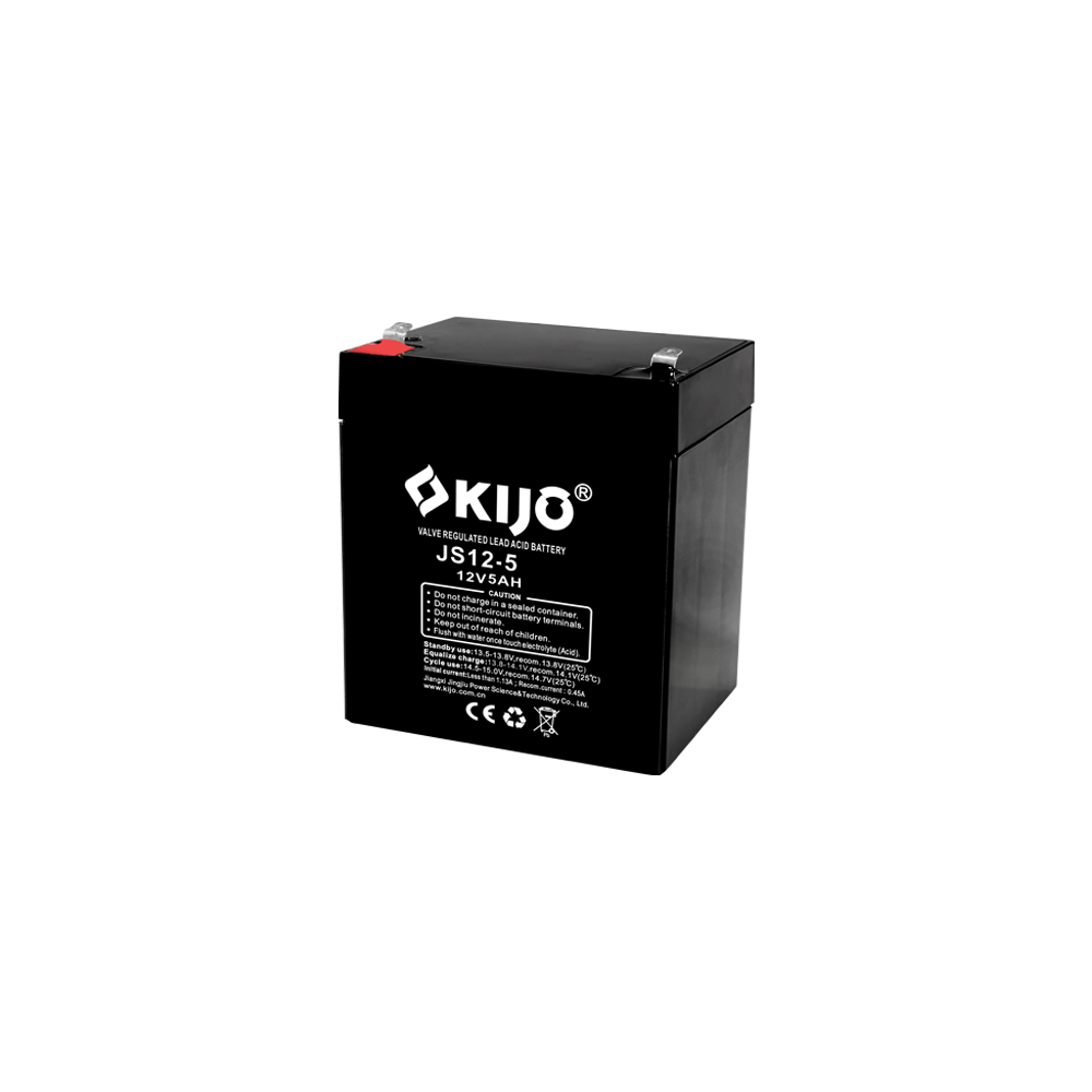 Acumulator AGM 12V, 5Ah, F1 - KIJO JS12-5 - 1