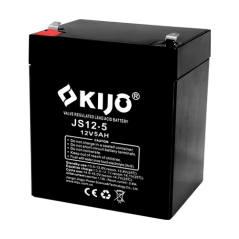 Acumulator AGM 12V, 5Ah, F1 - KIJO JS12-5 - 1