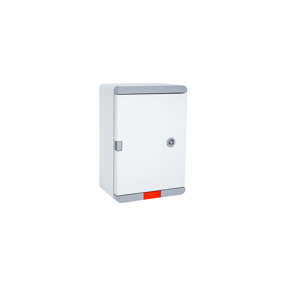 Cutie distributie IP67 din ABS gri, usa mata, placa metalica, 200x300x130 mm PD203013 - 1